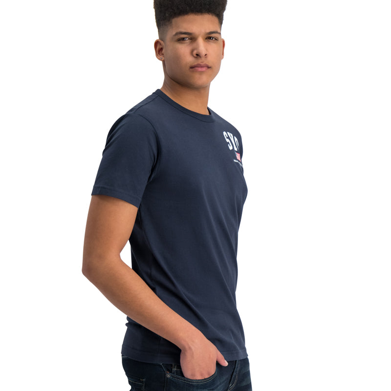 PIER CASTILE T-SHIRT - Blue Marine