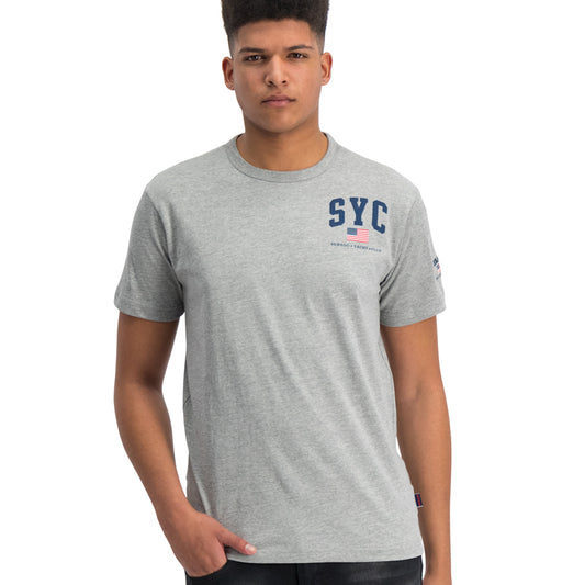 PIER CASTILE T-SHIRT - Grey Mid Mel