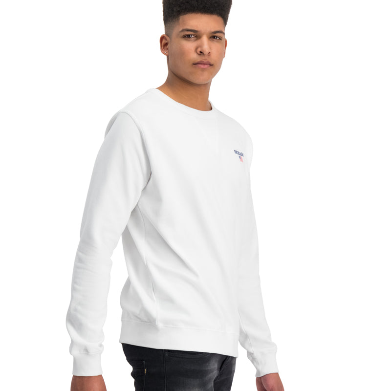 TIDE CREW SWEATSHIRT - White