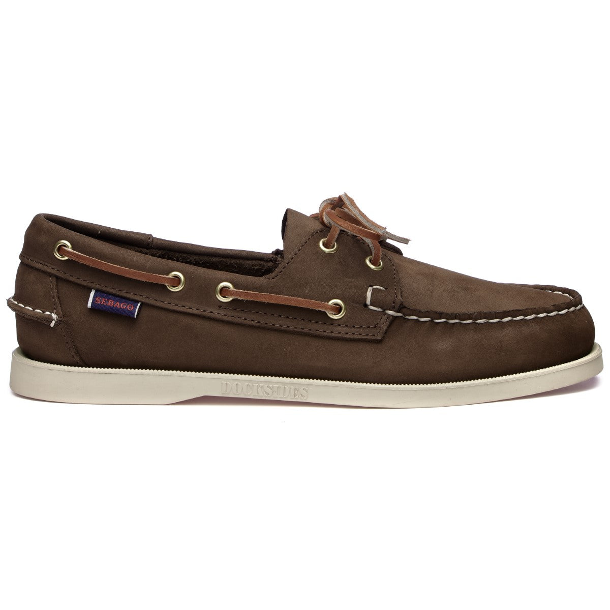 DOCKSIDES PORTLAND NUBUCK - DK BROWN