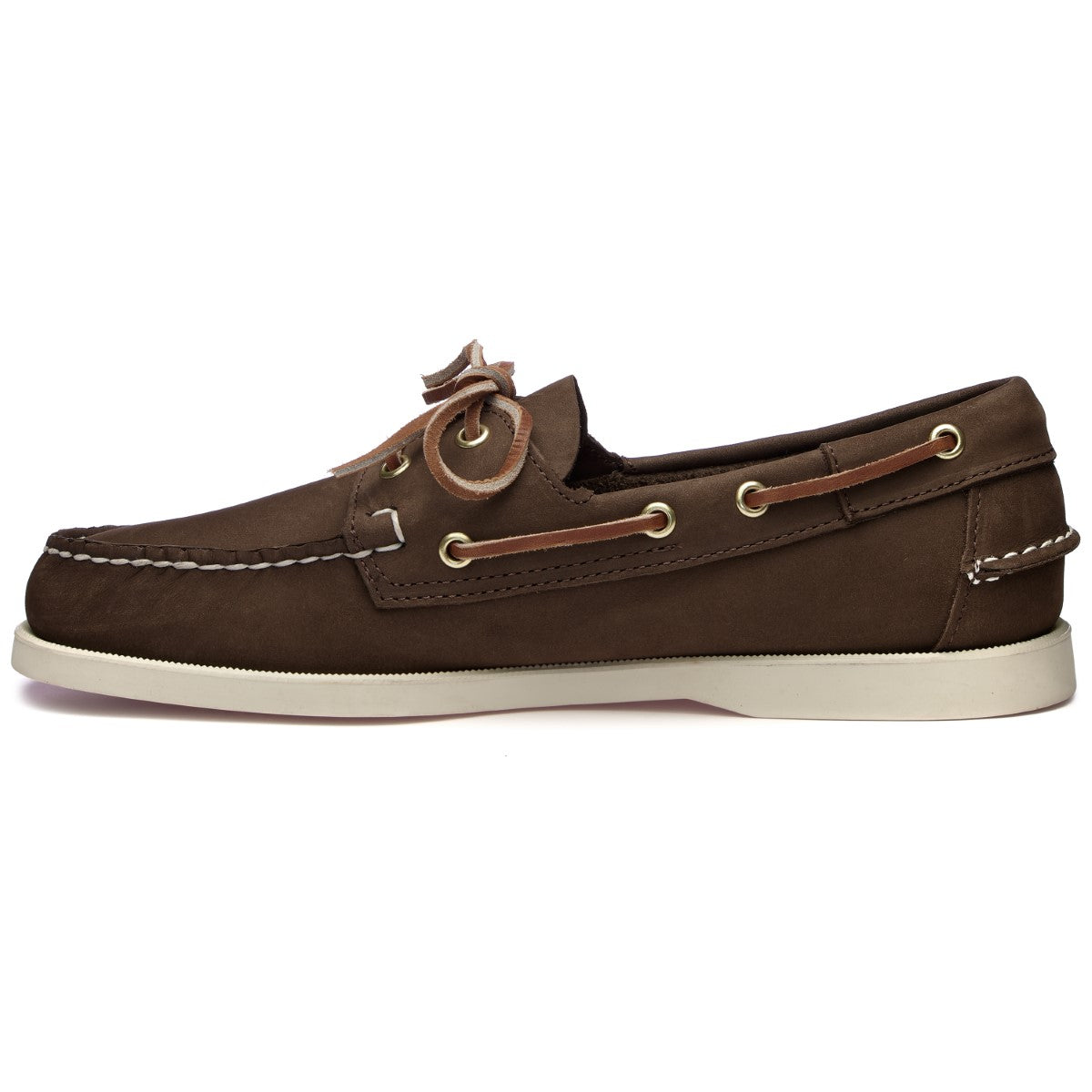 DOCKSIDES PORTLAND NUBUCK - DK BROWN