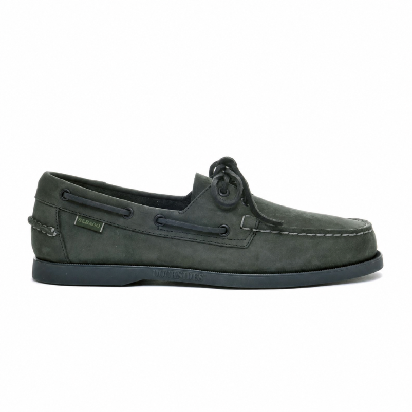 Docksides Portland Nubuck - Total Dk Grey
