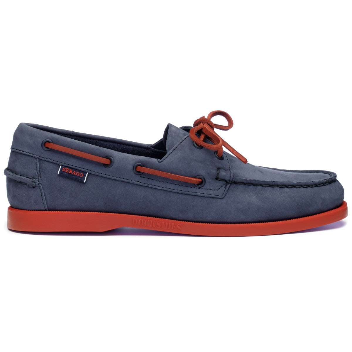 DOCKSIDES PORTLAND NUBUCK - BLUE NAVY RED