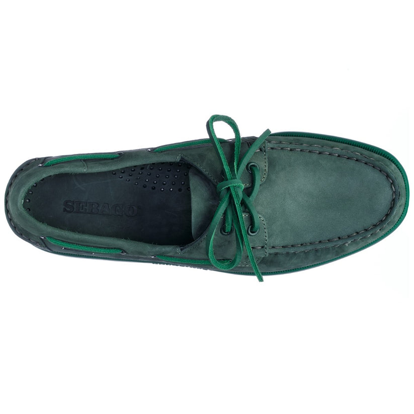 Sebago Docksides Portland LT Grey Blue Indigo - Chaussures Bateau Homme Lacets, Pointure 45