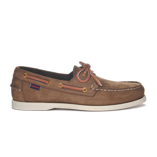 DOCKSIDES PORTLAND NUBUCK - BROWN YELLOW