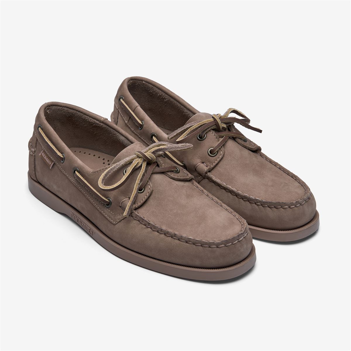 Docksides Portland Nubuck - Total Brown Taupe