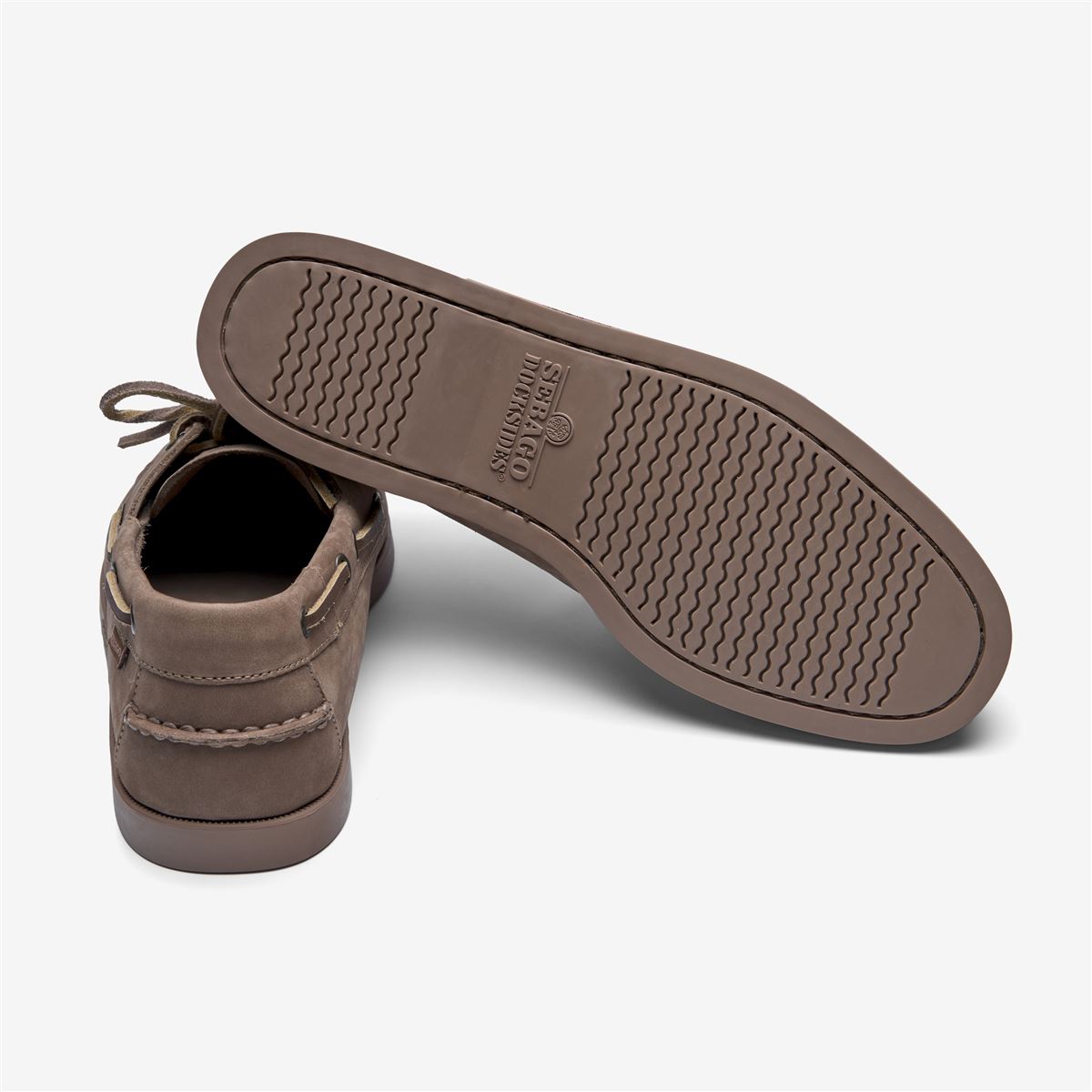 Docksides Portland Nubuck - Total Brown Taupe