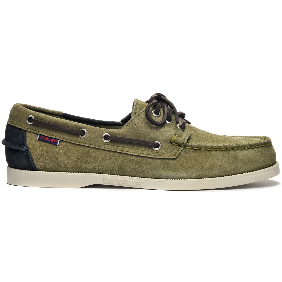 PORTLAND THREE EYES SUEDE - OLIVE BLUE NAVY