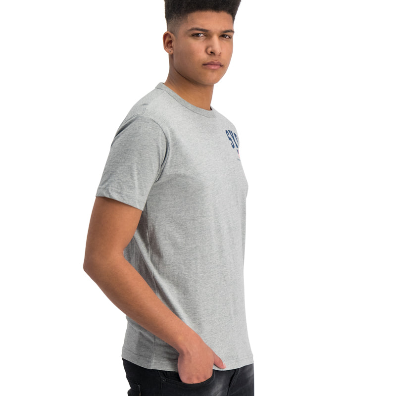 PIER CASTILE T-SHIRT - Grey Mid Mel