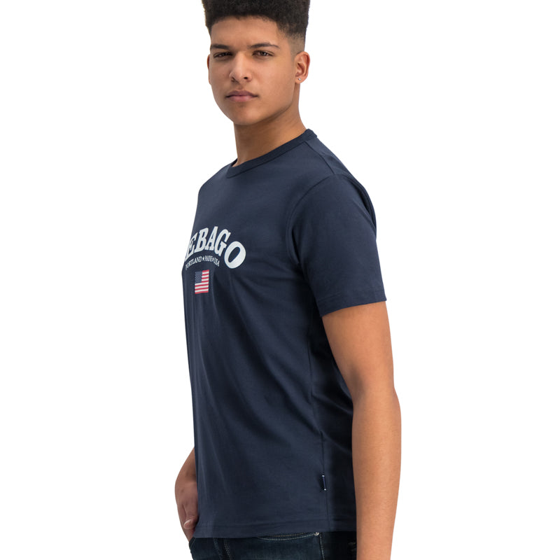 RUDDER T-SHIRT - Blue Marine