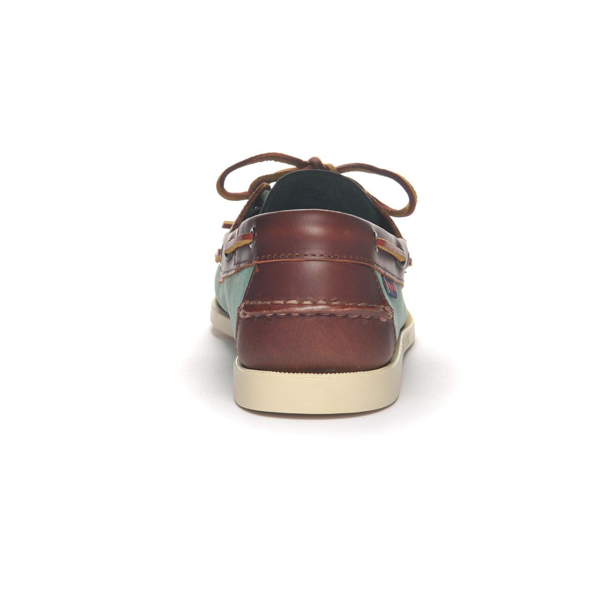 DOCKSIDES PORTLAND NBK WAXY - NAUTIC GREEN BROWN