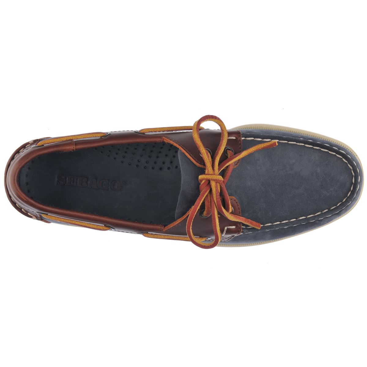 DOCKSIDES PORTLAND NBK WAXY - BLUE UNIVERSE BROWN