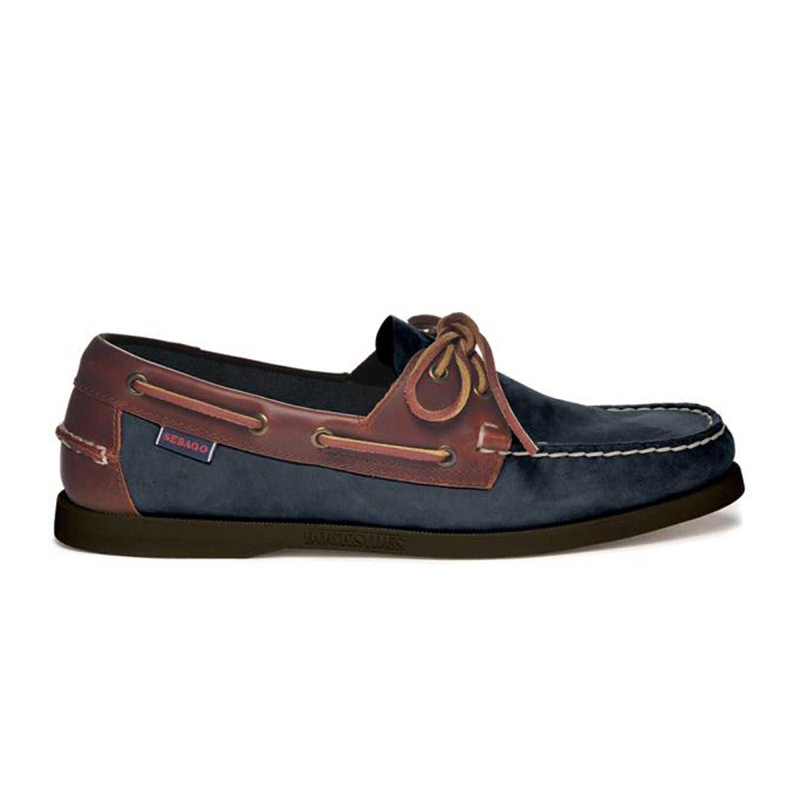 DOCKSIDES PORTLAND NBK WAXY AI6 BLUE BROWN